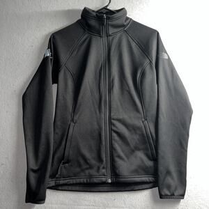The North Face Jacket Women Small Black Soft Shell Fleece Lined